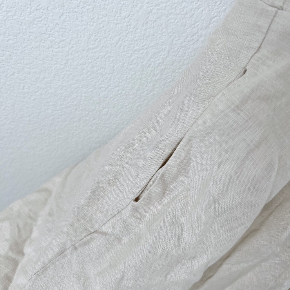 Dissh Aisle Pearl Bow Linen Dress - Picture 10 of 12